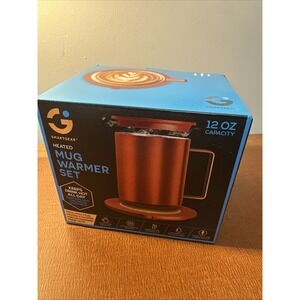 SmartGear Mug 12oz Heated Mug Warmer Set NIB